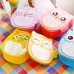 900ml Plastic Bento Lunch Box Square Cartoon Owl Microwave Oven Food Container