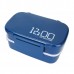 12:00 It's Lunch Time 2 Tier Bento Lunch Box 1400ml Japan Style Plastic Food Container