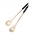 Long Handle Wooden Mixing Spoon Tie Wire Round Handle Ladle Stirring Spoon