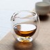 Jingdezheng 150ml Double Layer High Temperature Resistant Glass Tea Fair Cup Anti-hot Serving Cup