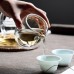 Jingdezheng 150ml Double Layer High Temperature Resistant Glass Tea Fair Cup Anti-hot Serving Cup