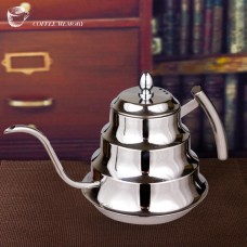 1200ML Stainless Steel Coffee Drip Kettle Tea Pot Coffee Pot Coffee Percolators