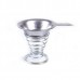 Stainless Steel Tea Filter Tea Strainer Spring Tea Stainer Holder Kung Fu Tea Accessaries