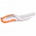 Colorful Clever Cutter 2 In1 Vegetable Food Scissor And Cutting Board Stainless Steel Cutter Knife