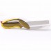 Colorful Clever Cutter 2 In1 Vegetable Food Scissor And Cutting Board Stainless Steel Cutter Knife