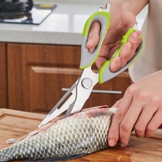 Multi-function Food Scissor Cutting Chicken Fish Food Knife Kitchen Barbecue Refrigerator Scissor