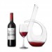 KC-RD82 1200ml Lead Free Crystal Glass Number 6 Shape Horn Wine Decanter Carafe Aerator Pourer