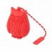 CF-BT01 Silicone Non-toxic Owl Tea Bags Strainers Tea Spoon Filter Infuser Coffee Tea Tools