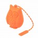 CF-BT01 Silicone Non-toxic Owl Tea Bags Strainers Tea Spoon Filter Infuser Coffee Tea Tools