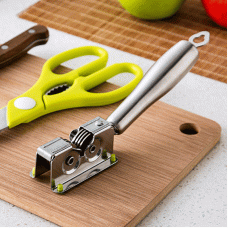 KC-KS029 Manual Stainless Steel Knife Sharpener Grinder Sharpening Stone Gadgets Kitchen Tools