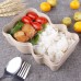 KC-BCH06 Portable Cute Bearl Lunch Boxs Food Fruit Storage Container Bento Safe Food Picnic Storage