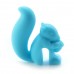 KC-GC01 5Pcs Silicone Cute Squirrel Tea Bag Holder Wine Glass Charms Drinks Maker Bar Tools