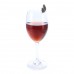 KC-GC01 5Pcs Silicone Cute Squirrel Tea Bag Holder Wine Glass Charms Drinks Maker Bar Tools