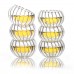 600ml 6 Cups Tealight Warmer Clear Pumpkin Tea Glass Pot Set Infuser Coffee Pot