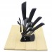 High Quality Black Blade Black Handle Ceramic Knife Set