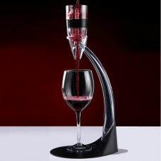 QD-728 Wine Aerator Quick Aerating Wine Pourer Red Wine Whiskey Aerator Decanter Pourer Spout with Holder Bar Tools