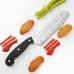 KF-17 Hollow Out Design High Quality Stainless Steel Fruit Meat Easy Cutting Sharp Kitchen Slicing Cleaver Knife