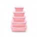 Silicone Folding Bento Box Collapsible Portable Lunch Box For Food Dinnerware Food Container Food Bowl