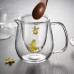 500ml Glass Teapot Infuser Filter Herbal Tea Pot Leaf Strainer Kettle