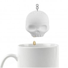 Cool Food-safe Silicone T-Bones Bones Skull Infuser Loose Leaf Tea Strainer Filter Infuser Diffuser Silicone T-Bones Tea Bones Skull Tea Infuser