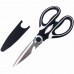 2Cr13 Food-grade Stainless Steel Multifunctional Food Scissors Shears Tool for Kitchen Accessories Poultry Fish Meat Vegetables Kitchen Household Sharp Tools