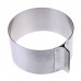 Retractable Stainless Steel Cake Mold DIY Adjustable Flexible Cake Ring Cake Layered Slicer Mousse Ring Mold Baking Accessories Bakeware Cake Tools Stainless Steel Circle Mousse Ring Mould Baking Tool