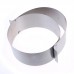 Retractable Stainless Steel Cake Mold DIY Adjustable Flexible Cake Ring Cake Layered Slicer Mousse Ring Mold Baking Accessories Bakeware Cake Tools Stainless Steel Circle Mousse Ring Mould Baking Tool