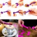 New Coffee Tools Electrical Latte Art Stencils Coffee Magic Spice Spoon Carving Spoon Baking Pastry Tool Foods Piping Spoons Cake Mold Decor