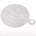 Coffee Art Decorating Tool Stainless Steel Thick Coffee Making Mould Stainless Steel Coffee Pattern Template Stencils Cappuccino Latte Art Mold Tools