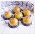 50pcs Egg-Yolk Puff Mooncake Box Round Moon Cake Trays Packaging Box Holder Baking Mold