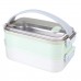 1-2 Layer Stainless Steel Insulated Lunch Box Food Storage Thermal Container