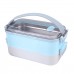 1-2 Layer Stainless Steel Insulated Lunch Box Food Storage Thermal Container