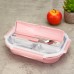 Thermal Insulated Stainless Steel Lunch Box Picnic Bento Food Storage Container